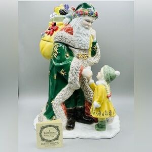 Waterford Holiday Heirlooms Cookies Jar 14" Letter To Santa Large Christmas